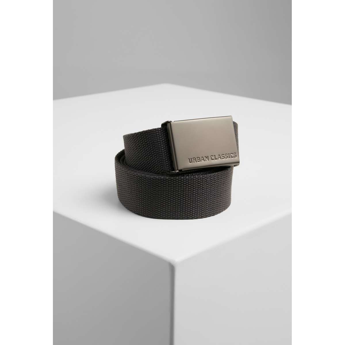 URBAN CLASSICS UNISEX CANVAS BELTS TB305 CHARCOAL